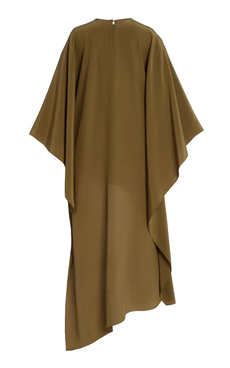 Michael Kors Collection Asymmetric Silk Crepe de Chine Caftan Top | Thumbnail 3