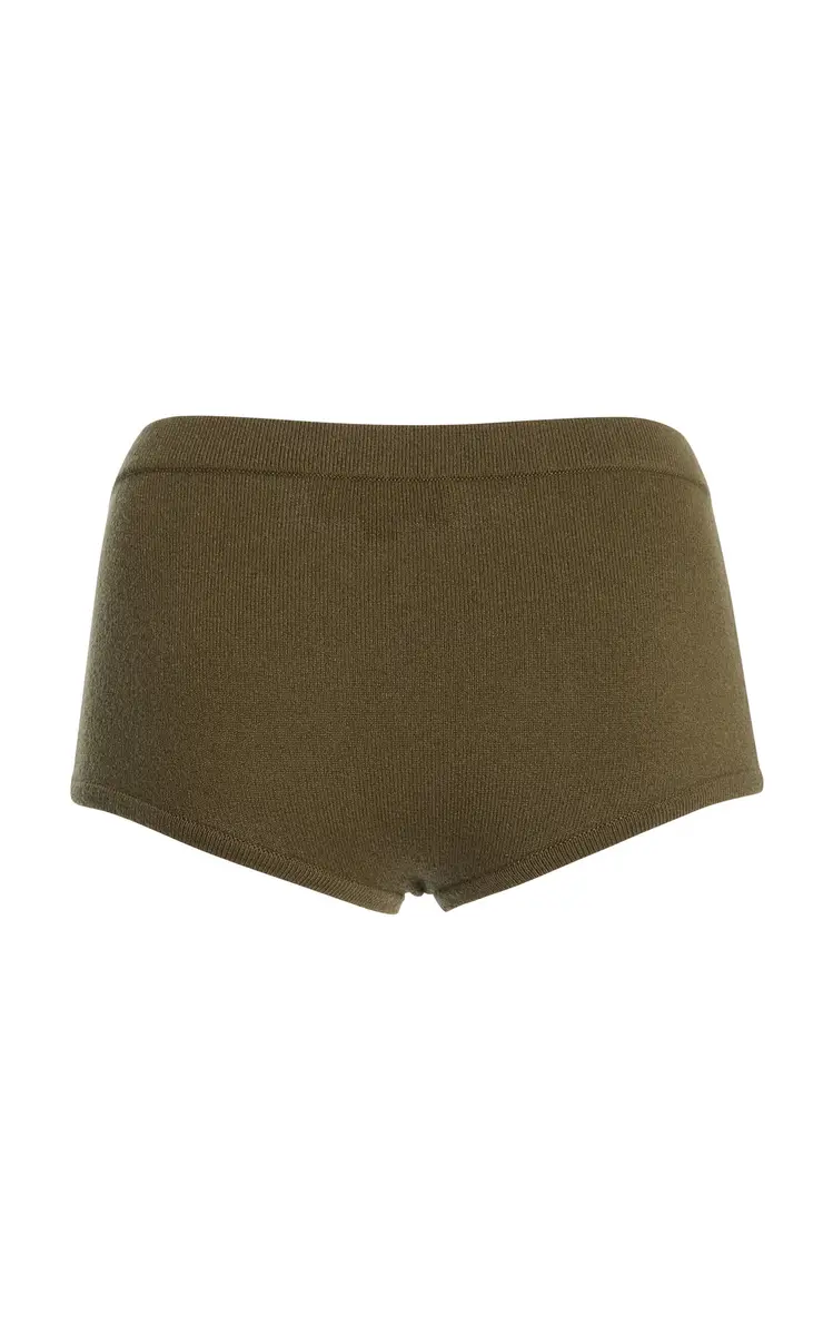 Michael Kors Collection Knit Cashmere-Blend Brief Shorts | Thumbnail 5