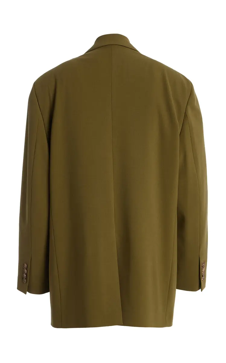 Michael Kors Collection Ryan Single-Breasted Stretch Tissue Wool Crepe Blazer | Thumbnail 3