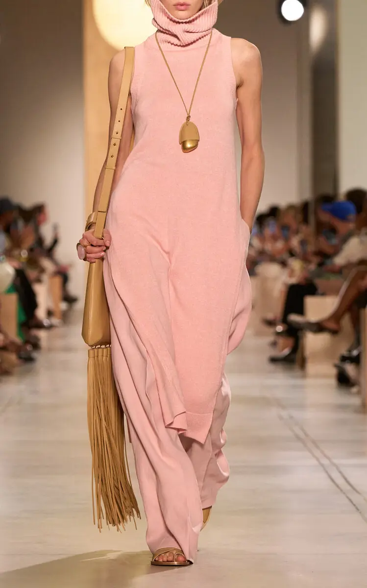 Michael Kors Collection Pleated Sand washed Linen Suiting Wide-Leg Pants | Thumbnail 4