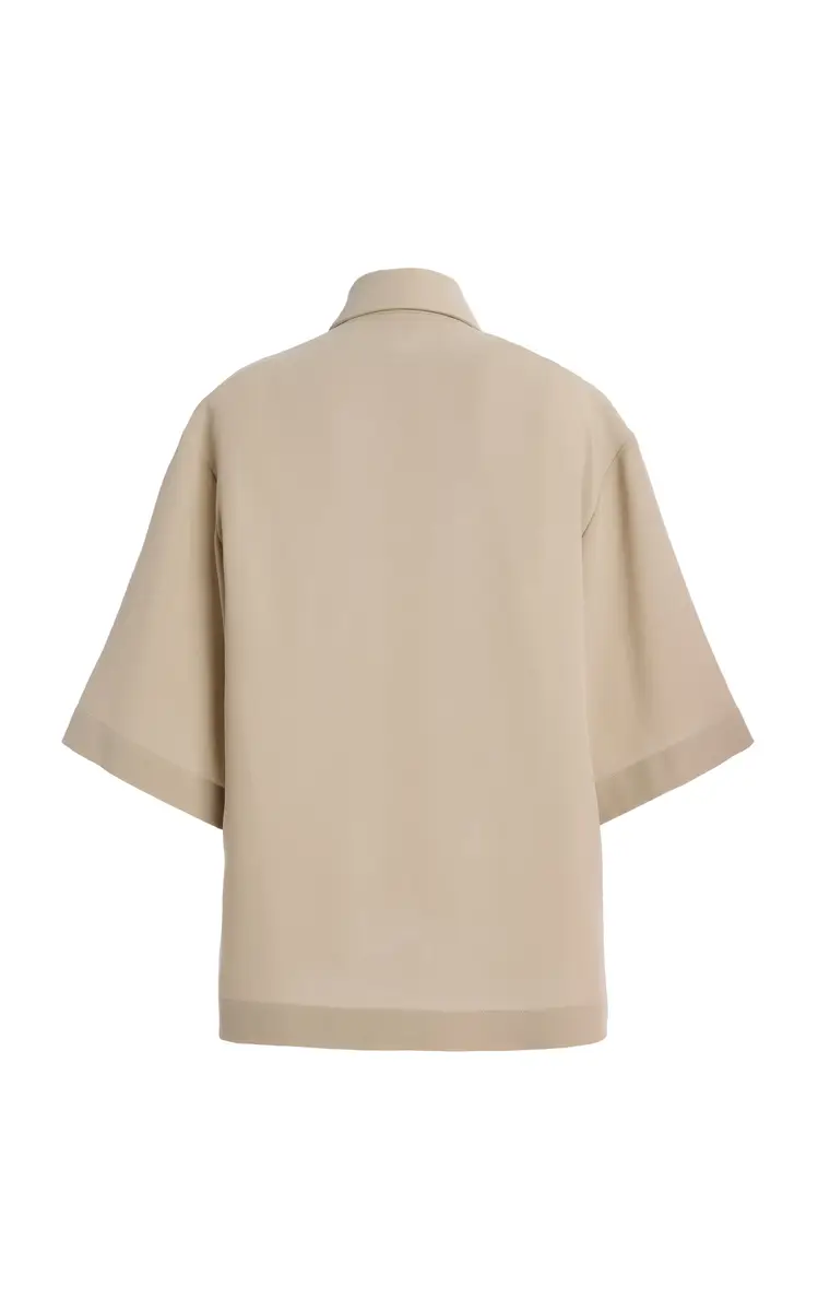 Michael Kors Collection Wool Crepe Shirt | Thumbnail 6