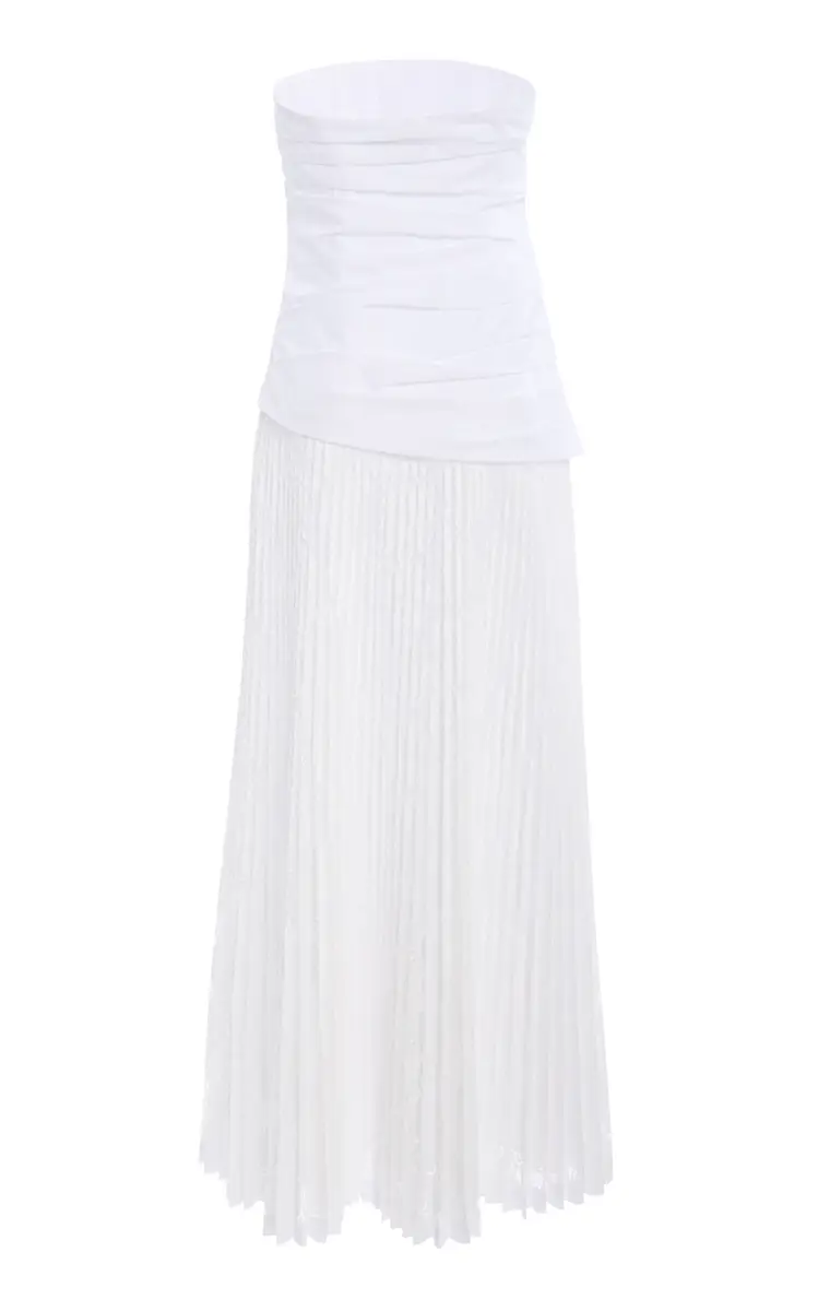 Simkhai Annalise Cotton Lace Midi Dress | Thumbnail 4