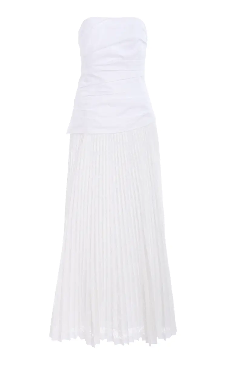 Simkhai Annalise Cotton Lace Midi Dress | Thumbnail 6
