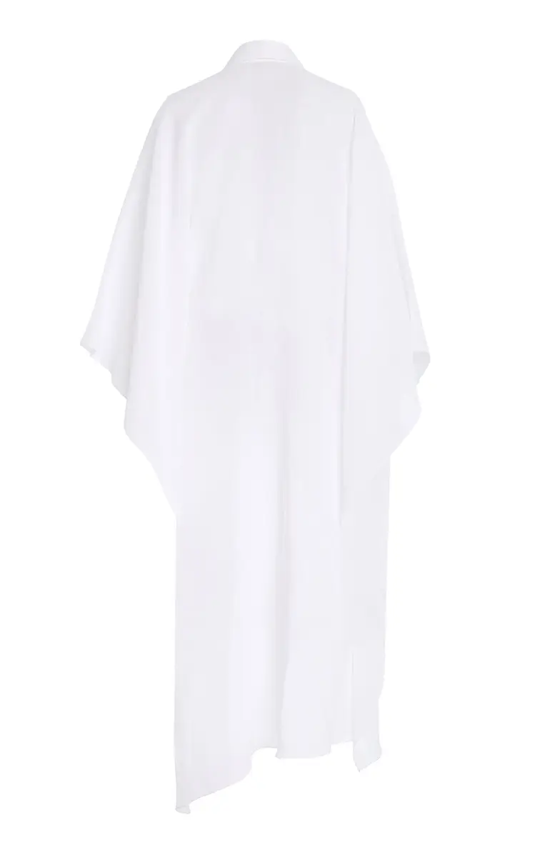 Michael Kors Collection Asymmetric Linen Crepe Caftan | Thumbnail 6 Michael Kors Collection Asymmetric Linen Crepe Caftan | Thumbnail 6