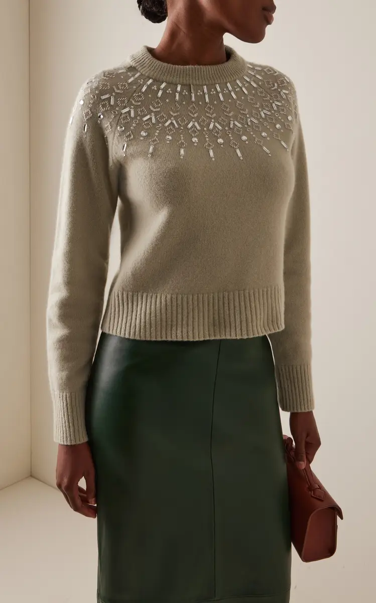 Altuzarra Harold Embellished Virgin Wool Sweater | Thumbnail 2 Altuzarra Harold Embellished Virgin Wool Sweater | Thumbnail 2