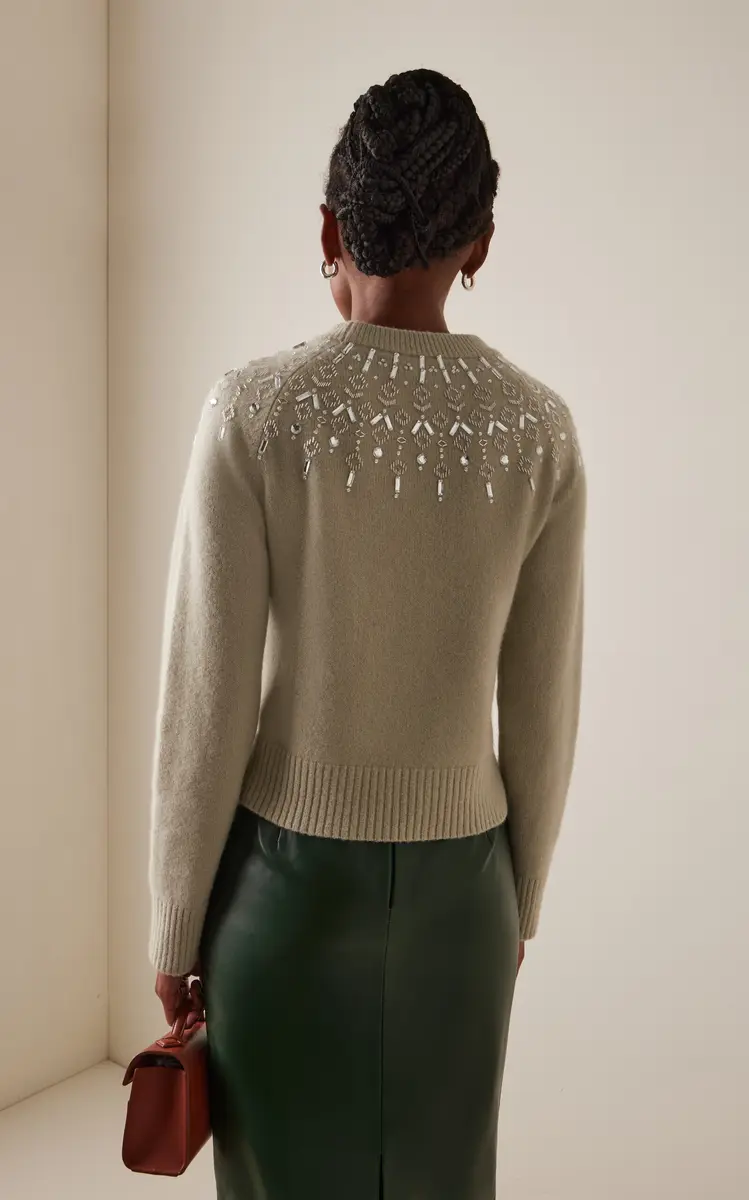 Altuzarra Harold Embellished Virgin Wool Sweater | Thumbnail 4 Altuzarra Harold Embellished Virgin Wool Sweater | Thumbnail 4