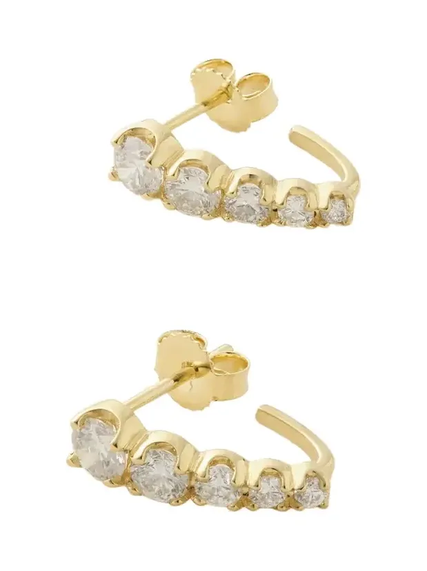 Edith 18-karat Gold Diamond Earrings Edith 18-karat Gold Diamond Earrings