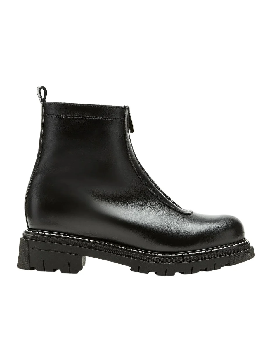 La Canadienne Women's Delta Leather Shearling-Lined Ankle Boots