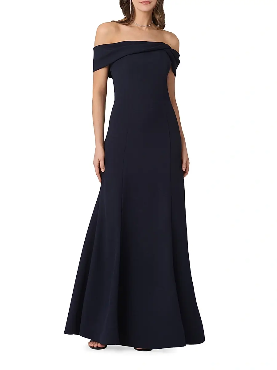 Shoshanna Women's Flores Off-The-Shoulder Gown | Thumbnail 2 Shoshanna Women's Flores Off-The-Shoulder Gown | Thumbnail 2