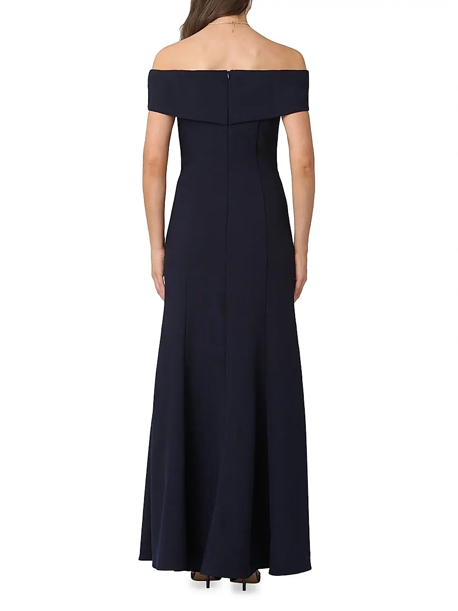 Shoshanna Women's Flores Off-The-Shoulder Gown | Thumbnail 3 Shoshanna Women's Flores Off-The-Shoulder Gown | Thumbnail 3