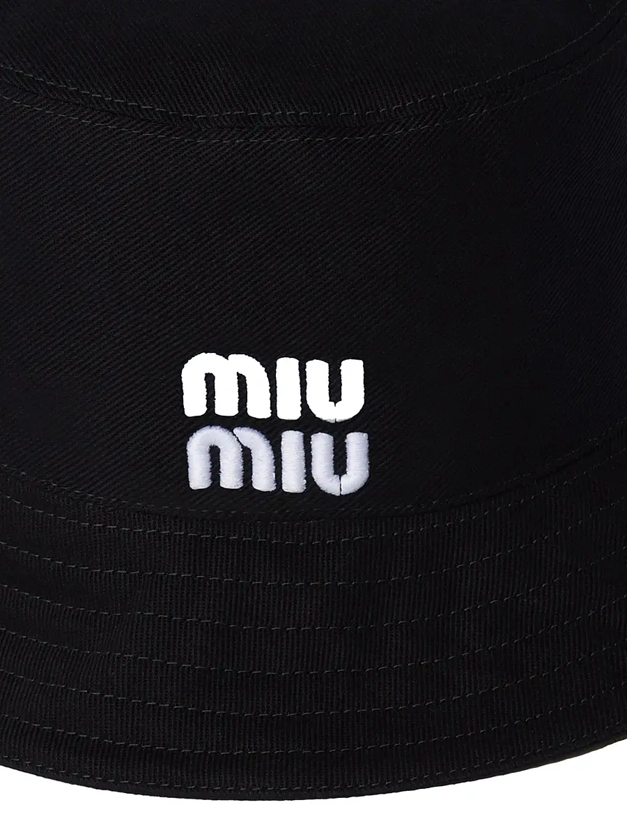 Miu Miu Women's Drill Bucket Hat | Thumbnail 2