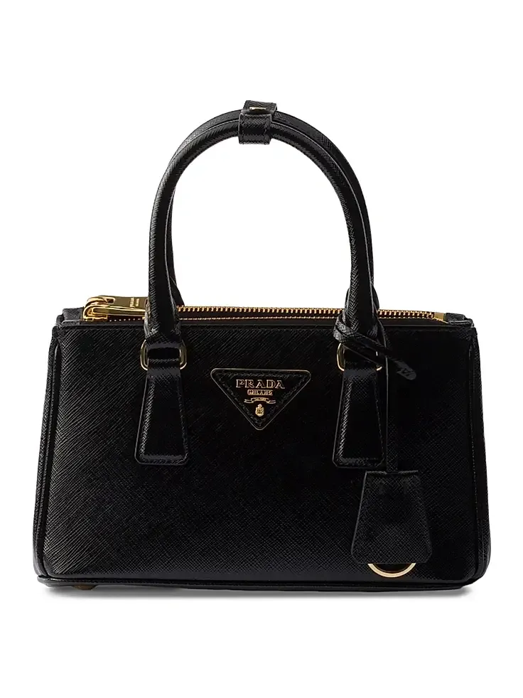 Women's Galleria Patent Saffiano Leather Mini Top Handle Bag