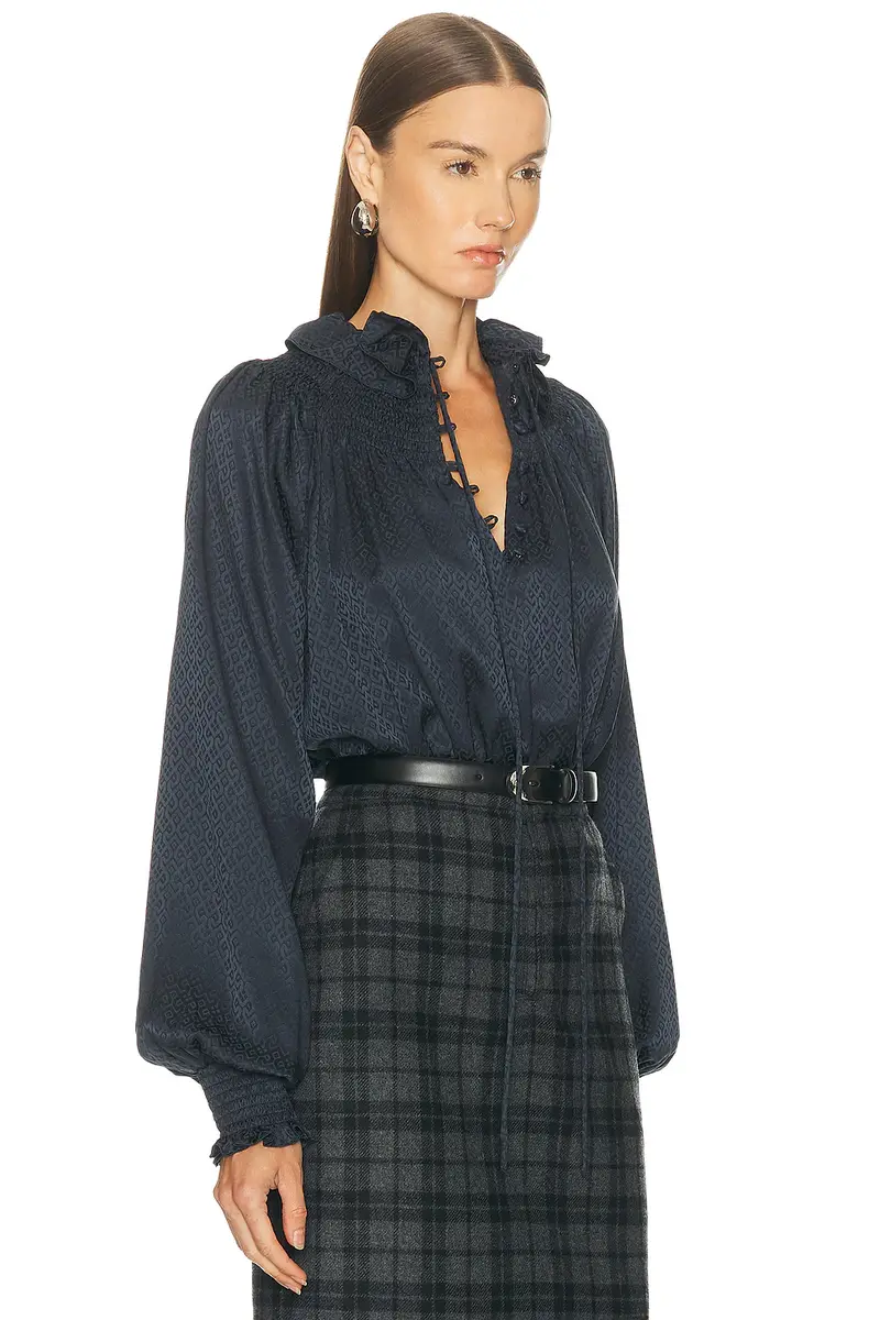 Burberry Long Sleeve Blouse | Thumbnail 2 Burberry Long Sleeve Blouse | Thumbnail 2