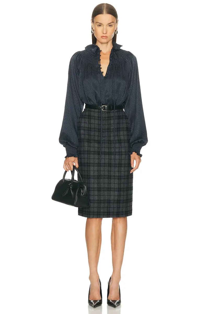 Burberry Long Sleeve Blouse | Thumbnail 4 Burberry Long Sleeve Blouse | Thumbnail 4