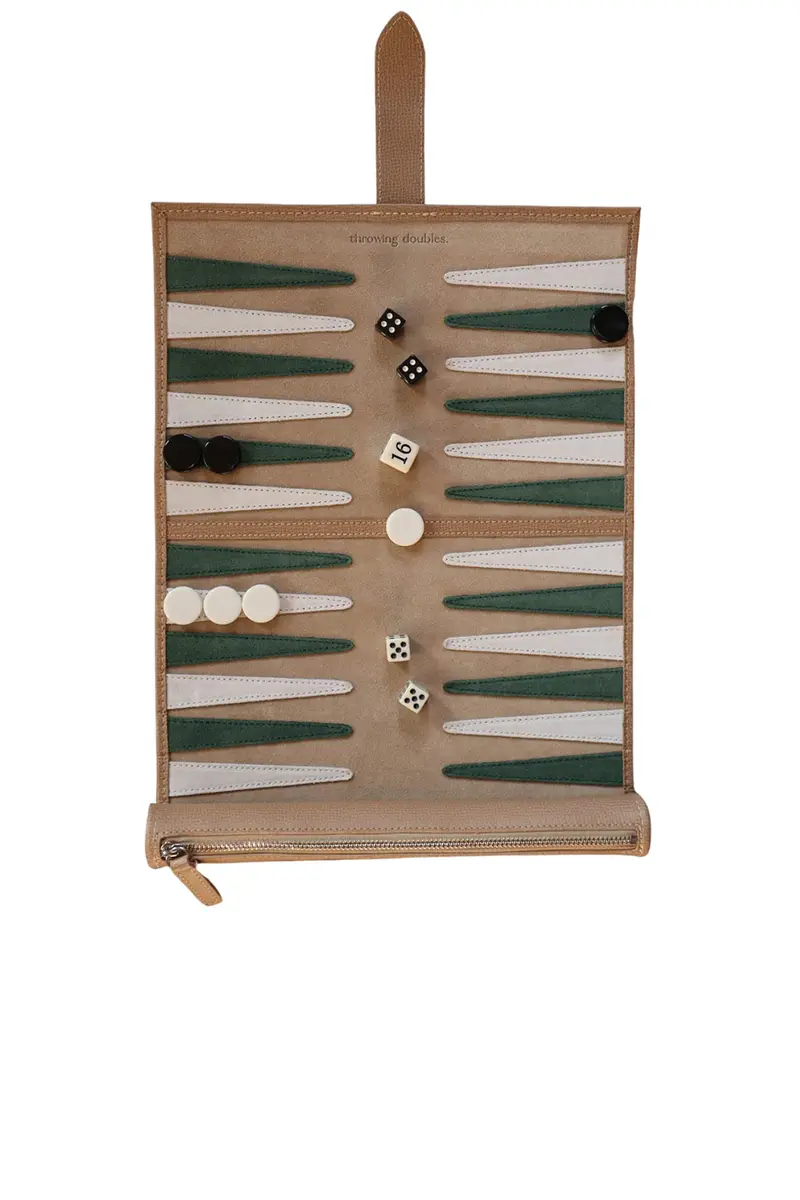 Throwing Doubles Tulum Travel Backgammon Board | Thumbnail 3