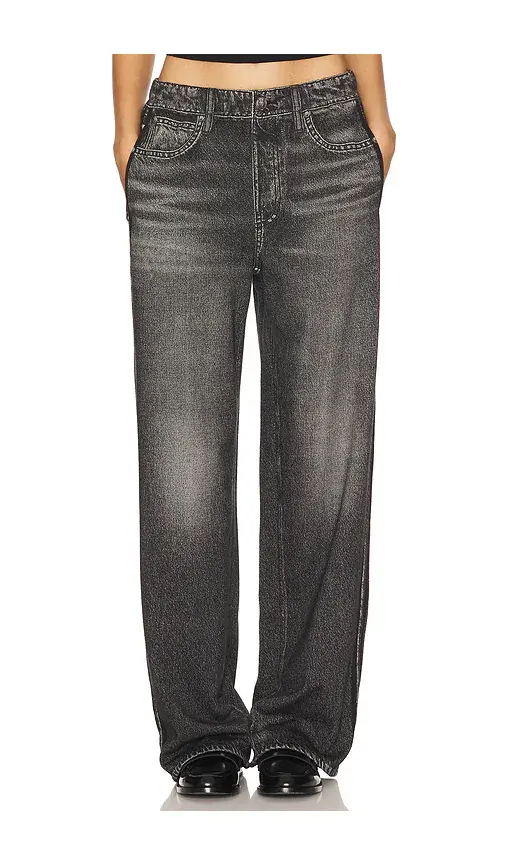 rag & bone rb Miramar Wide Leg Track Jeans | Thumbnail 2 rag & bone rb Miramar Wide Leg Track Jeans | Thumbnail 2