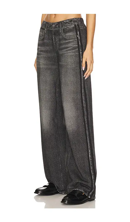 rag & bone rb Miramar Wide Leg Track Jeans