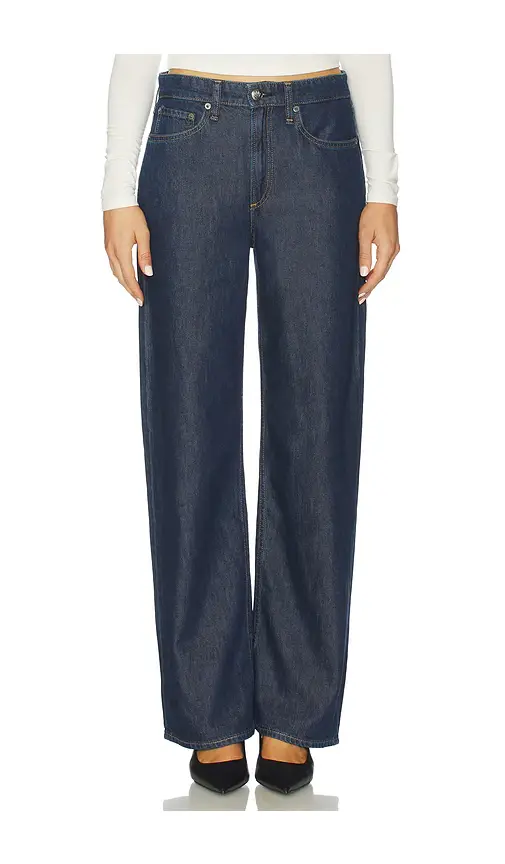 rag & bone Featherweight Logan Wide Leg Jeans