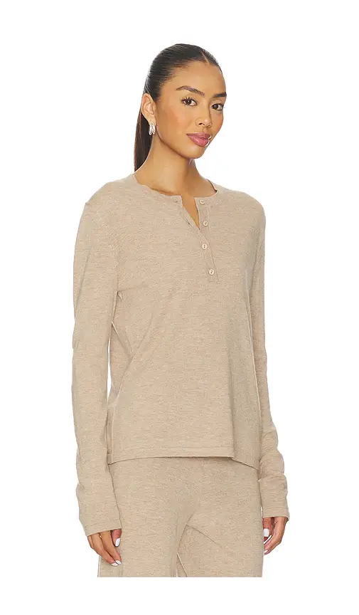 Favorite Daughter Lush Lounge Henley Top | Thumbnail 2
