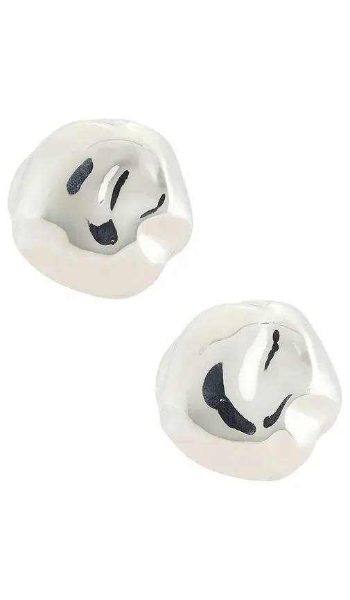 Ettika Molten Spheres Large Stud Earrings