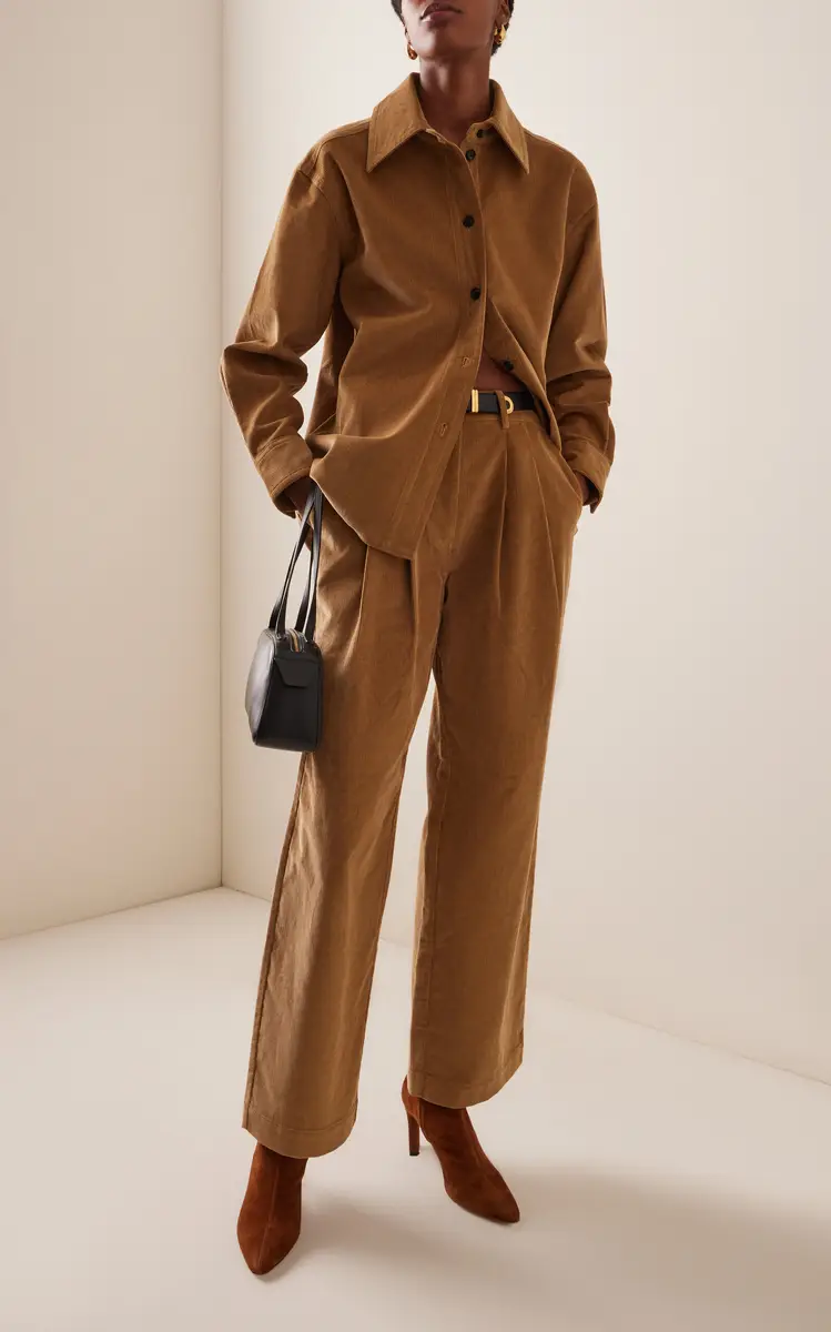 Co Cotton Corduroy Wide Leg Pants | Thumbnail 6