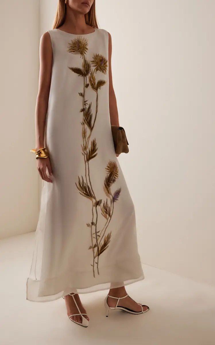 Altuzarra Jools Printed Silk Maxi Dress | Thumbnail 3