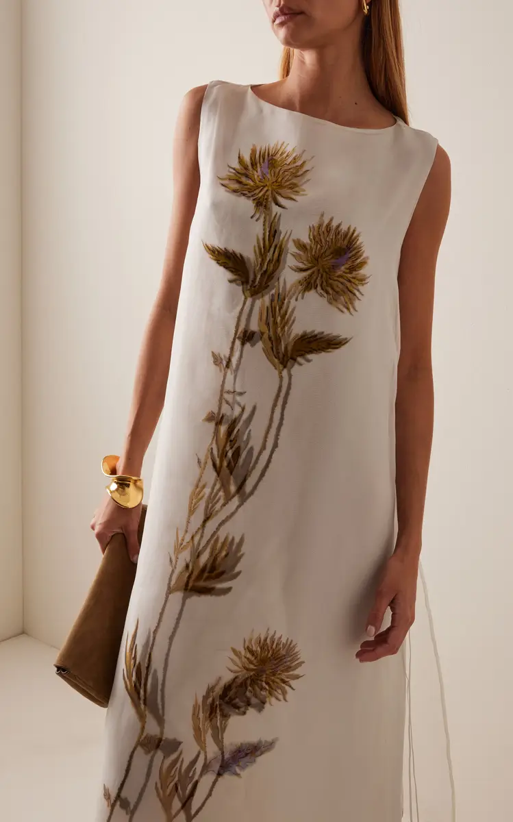 Altuzarra Jools Printed Silk Maxi Dress | Thumbnail 4