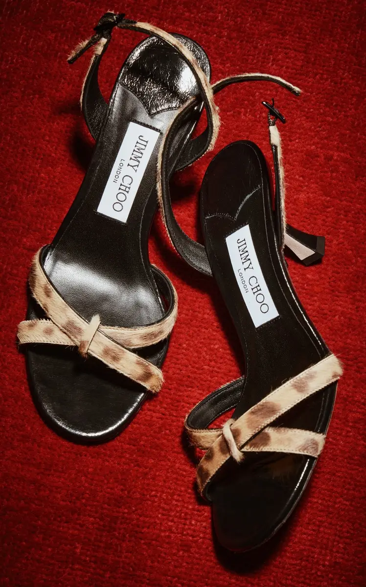Jimmy Choo Elsy Leopard-Print Pony Hair Sandals | Thumbnail 2 Jimmy Choo Elsy Leopard-Print Pony Hair Sandals | Thumbnail 2