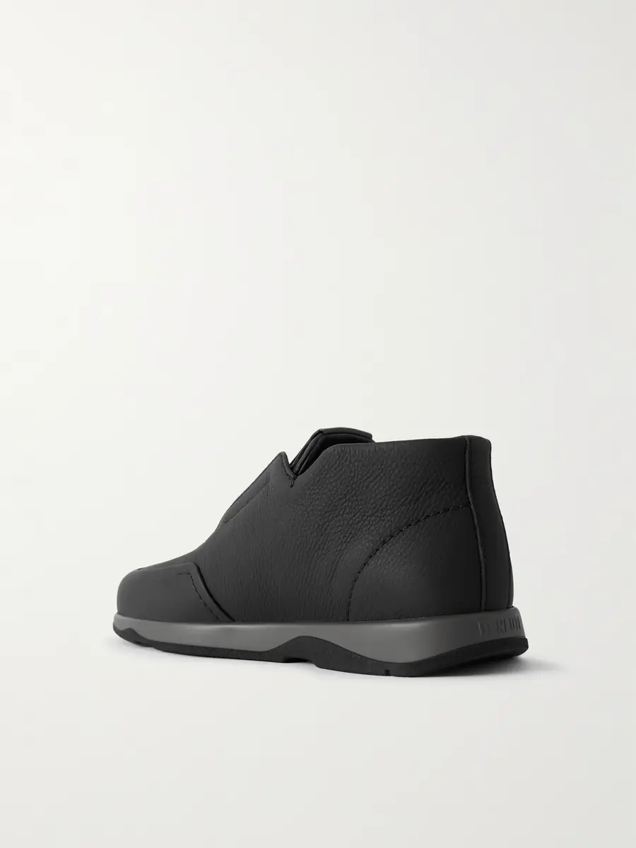 Berluti Échappée Leather Slip-On Desert Boots - Men | Thumbnail 4 Berluti Échappée Leather Slip-On Desert Boots - Men | Thumbnail 4