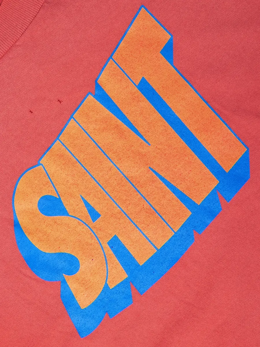SAINT Mxxxxxx Logo-Print Distressed Cotton-Jersey T-Shirt - Men | Thumbnail 6 SAINT Mxxxxxx Logo-Print Distressed Cotton-Jersey T-Shirt - Men | Thumbnail 6
