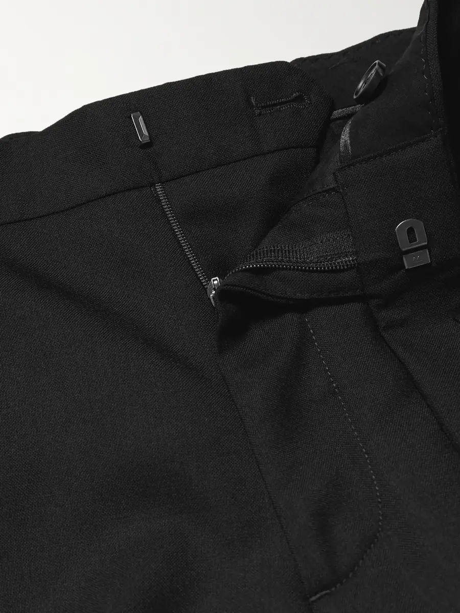 MR P. Slim-Fit Twill-Trimmed Wool Tuxedo Trousers - Men | Thumbnail 6
