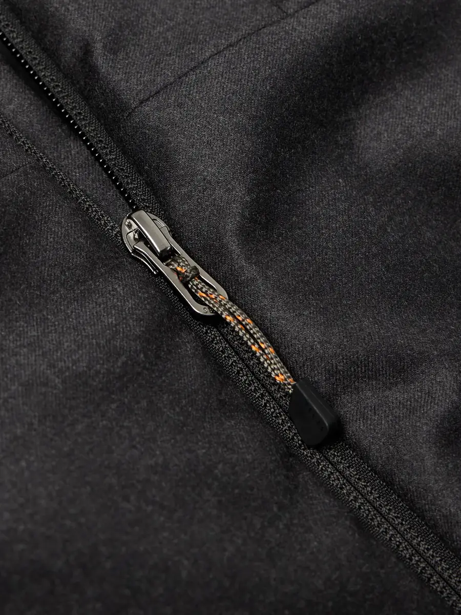 Sease Padded Virgin Wool and Silk-Blend Flannel Jacket - Men | Thumbnail 4