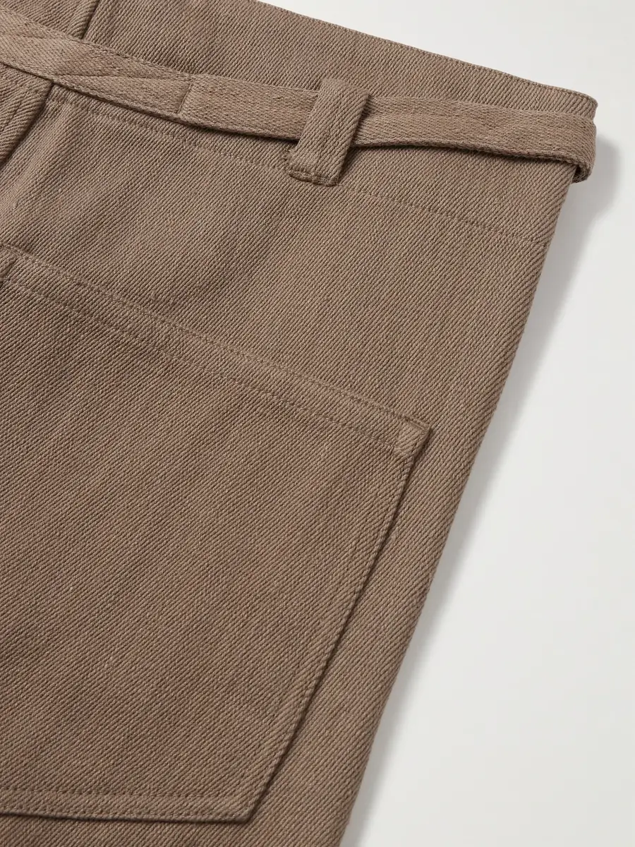 Kartik Research Fauji Belted Embellished Embroidered Cotton-Twill Wide-Leg Trousers - Men | Thumbnail 5 Kartik Research Fauji Belted Embellished Embroidered Cotton-Twill Wide-Leg Trousers - Men | Thumbnail 5