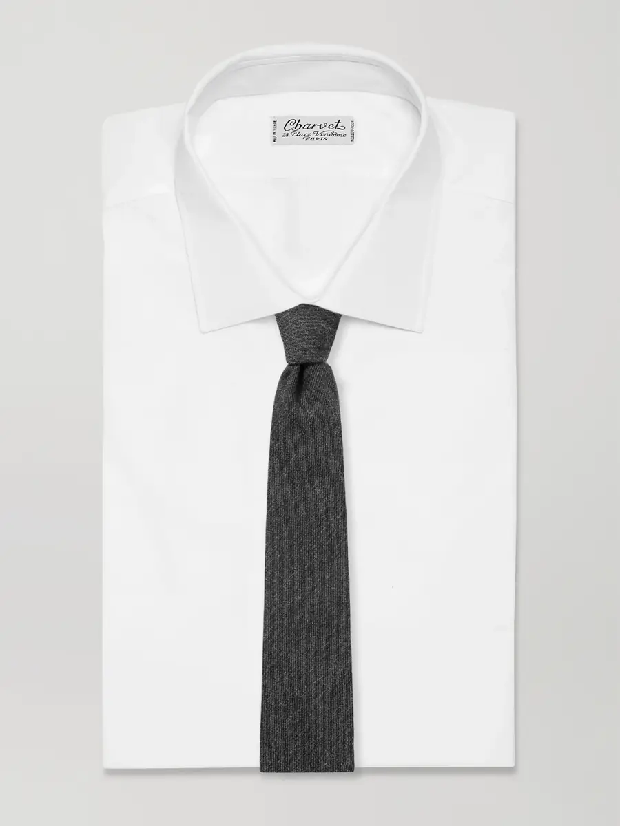 MR P. 8cm Wool and Silk-Blend Twill Tie - Men | Thumbnail 2 MR P. 8cm Wool and Silk-Blend Twill Tie - Men | Thumbnail 2