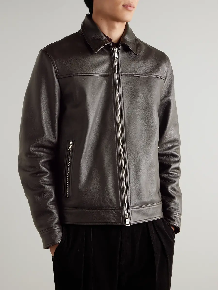 MR P. Full-Grain Leather Coach Jacket - Men | Thumbnail 3 MR P. Full-Grain Leather Coach Jacket - Men | Thumbnail 3