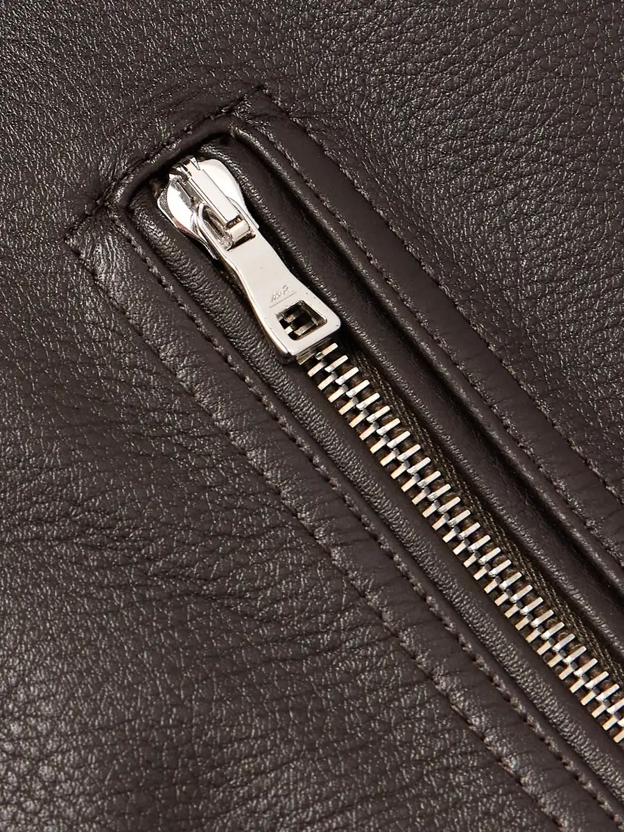 MR P. Full-Grain Leather Coach Jacket - Men | Thumbnail 6 MR P. Full-Grain Leather Coach Jacket - Men | Thumbnail 6