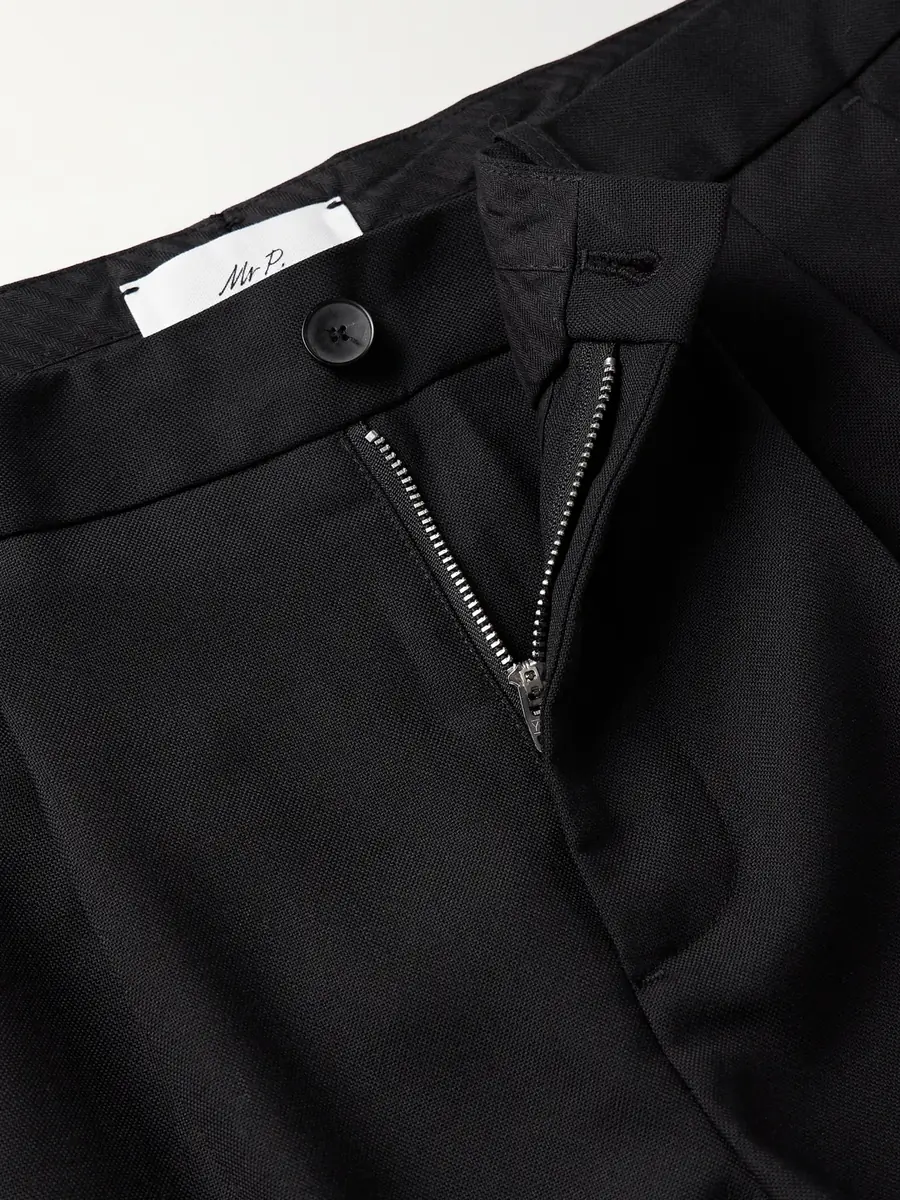 MR P. Edward Straight-Leg Pleated Woven Trousers - Men | Thumbnail 6