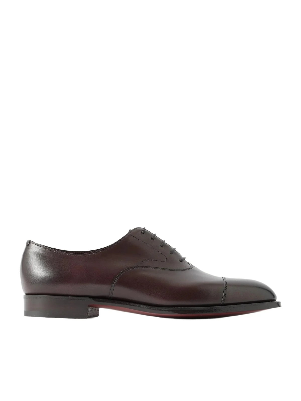 Chelsea Cap-Toe Burnished-Leather Oxford Shoes - Men