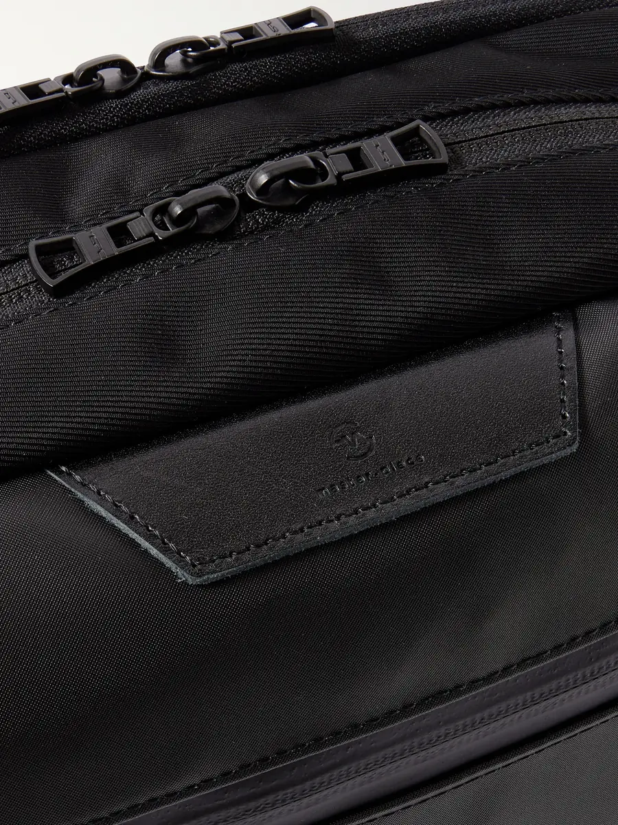 Master-Piece Progress Leather-Trimmed Coated Nylon-Twill Messenger Bag - Men | Thumbnail 4