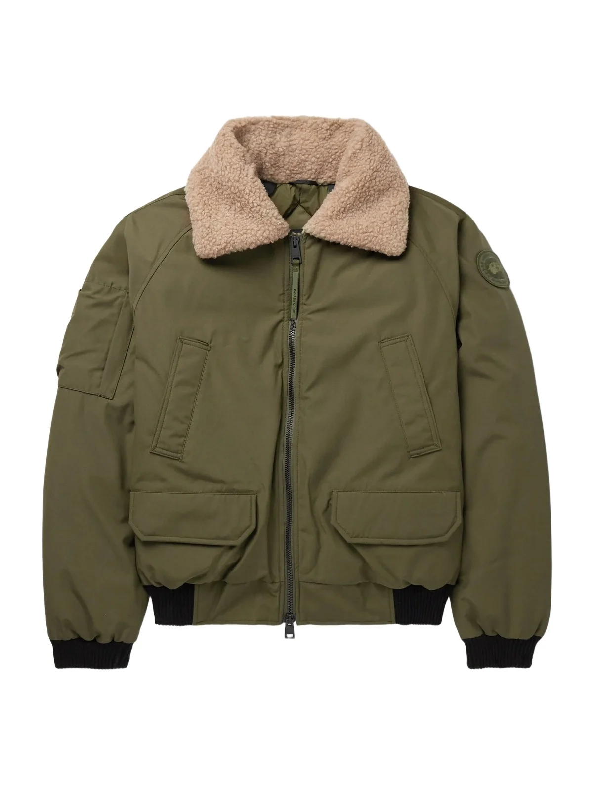 Canada Goose Chilliwack Recycled Wool-Blend Fleece and Shell Down Bomber Jacket - Men