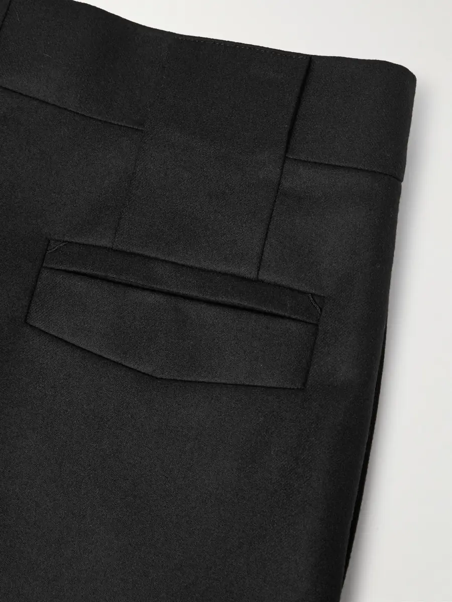 Zegna Straight-Leg Pleated Wool Trousers - Men | Thumbnail 5