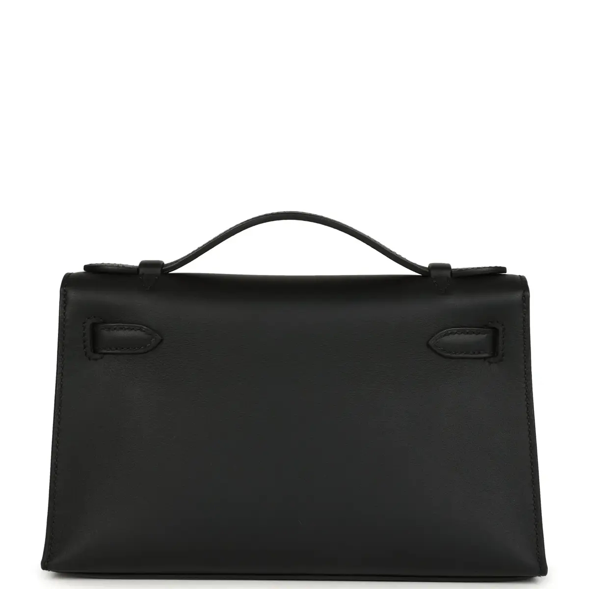 HERMÈS Hermes Kelly Pochette Black Swift Gold Hardware | Thumbnail 4 HERMÈS Hermes Kelly Pochette Black Swift Gold Hardware | Thumbnail 4