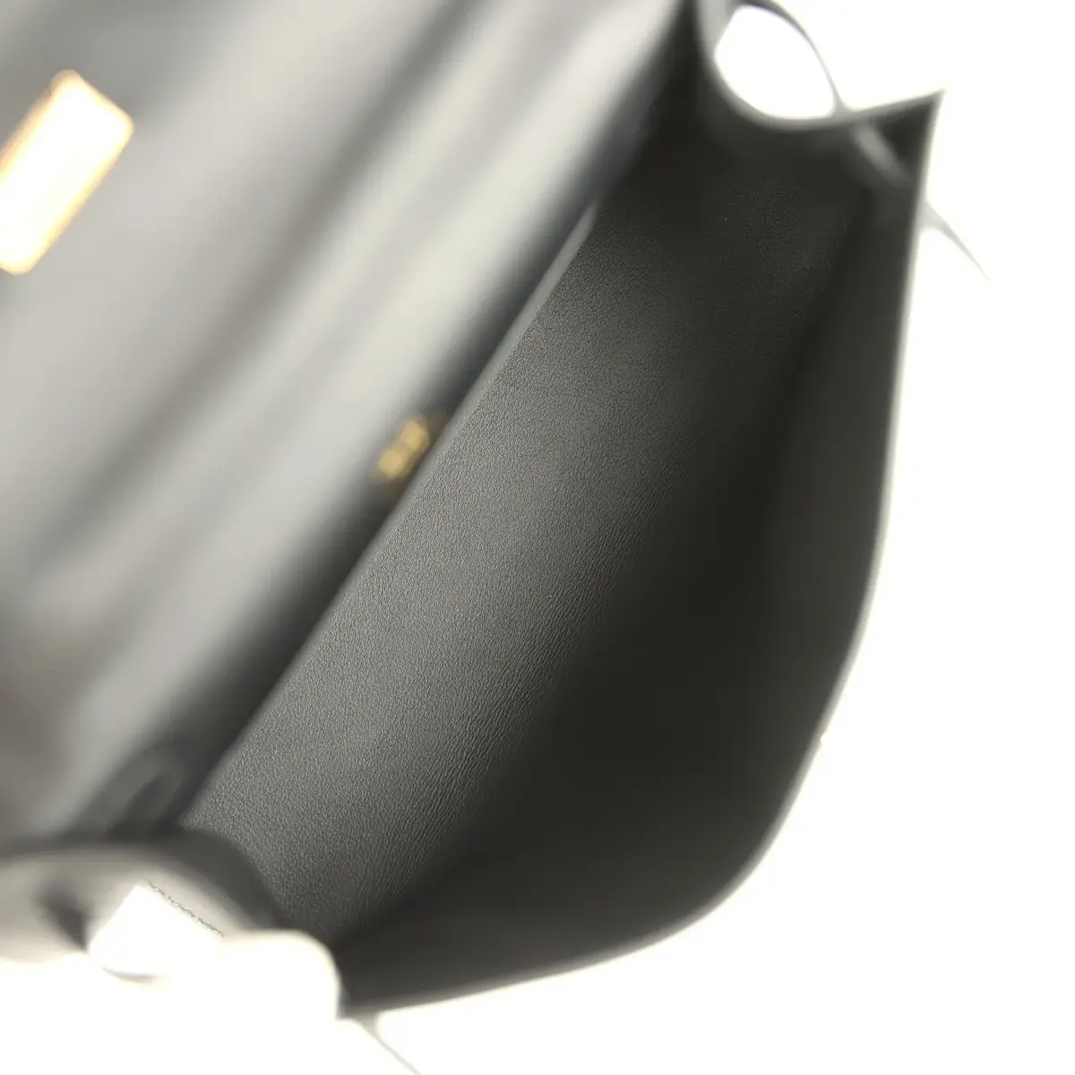 HERMÈS Hermes Kelly Pochette Black Swift Gold Hardware | Thumbnail 8 HERMÈS Hermes Kelly Pochette Black Swift Gold Hardware | Thumbnail 8