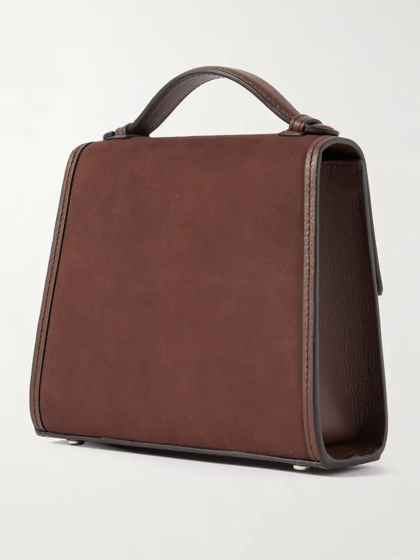 Hunting Season Small Leather-trimed Suede Tote | Thumbnail 3