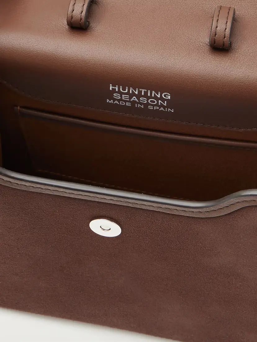 Hunting Season Small Leather-trimed Suede Tote | Thumbnail 5