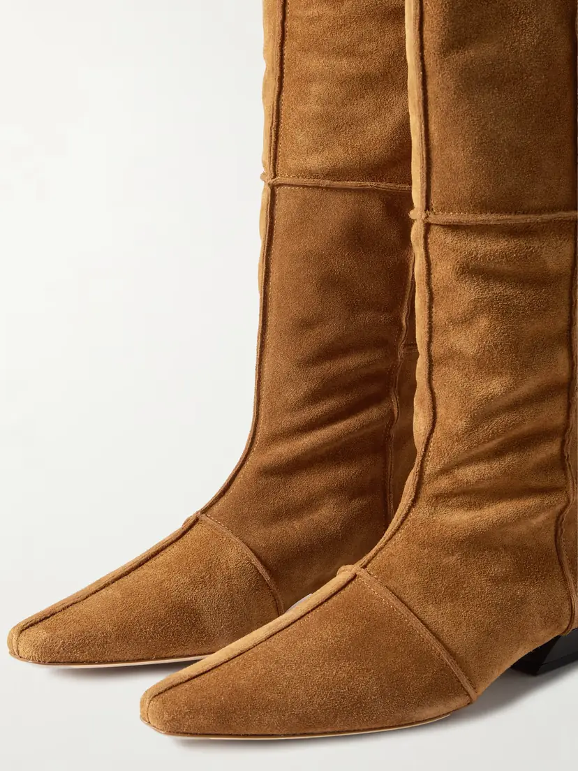 Staud Wally Suede Knee Boots | Thumbnail 4