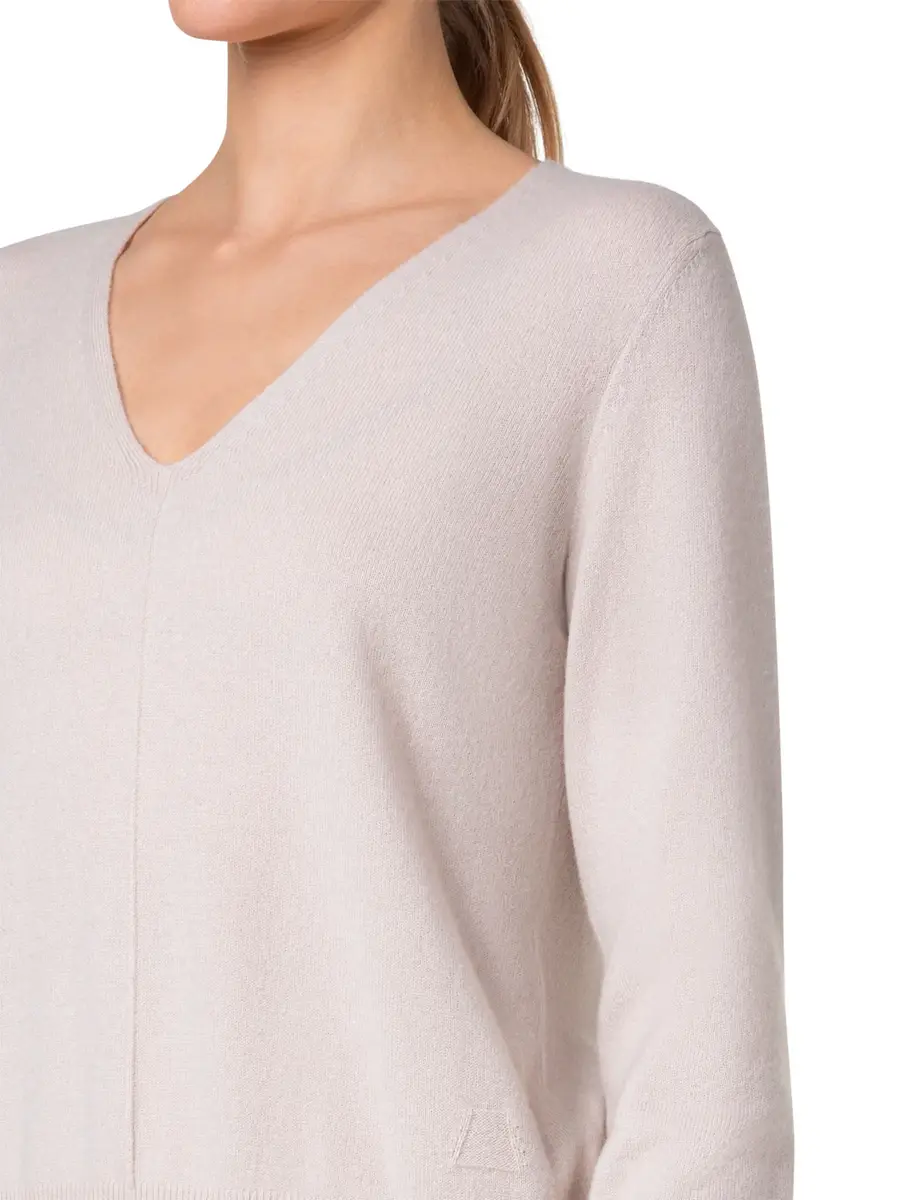 Akris V-Neck Cashmere Sweater | Thumbnail 3