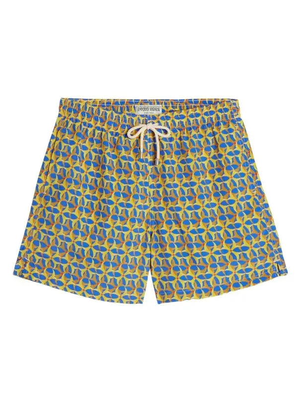 Brass Crosses Swim Trunks
