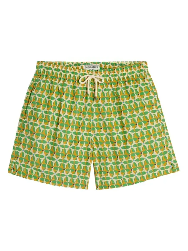 Brass Crosses Swim Trunks