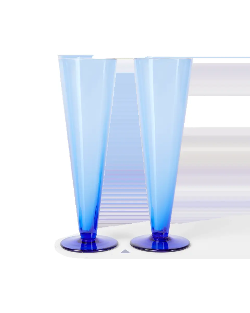 Emporio Sirenuse Coloured Champagne Flute Set of 2 | Image 1 Emporio Sirenuse Coloured Champagne Flute Set of 2 | Image 1